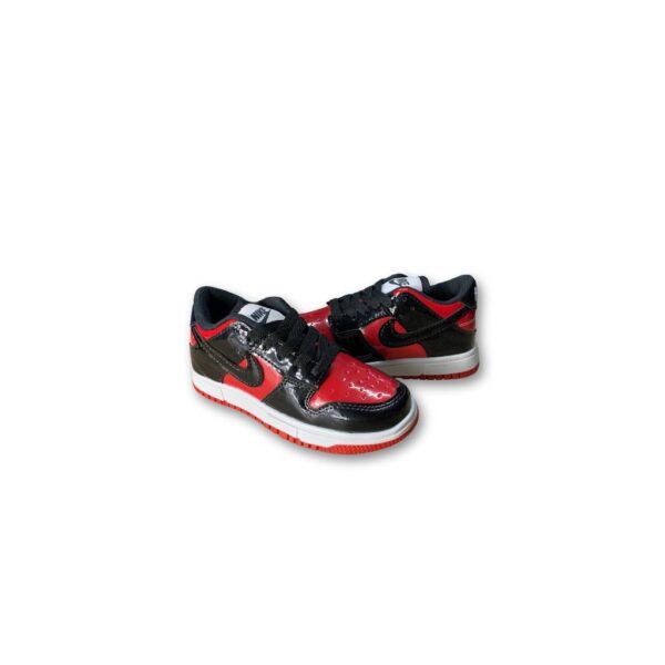Nike Dunk Vermelho Verniz Infantil - Image 5