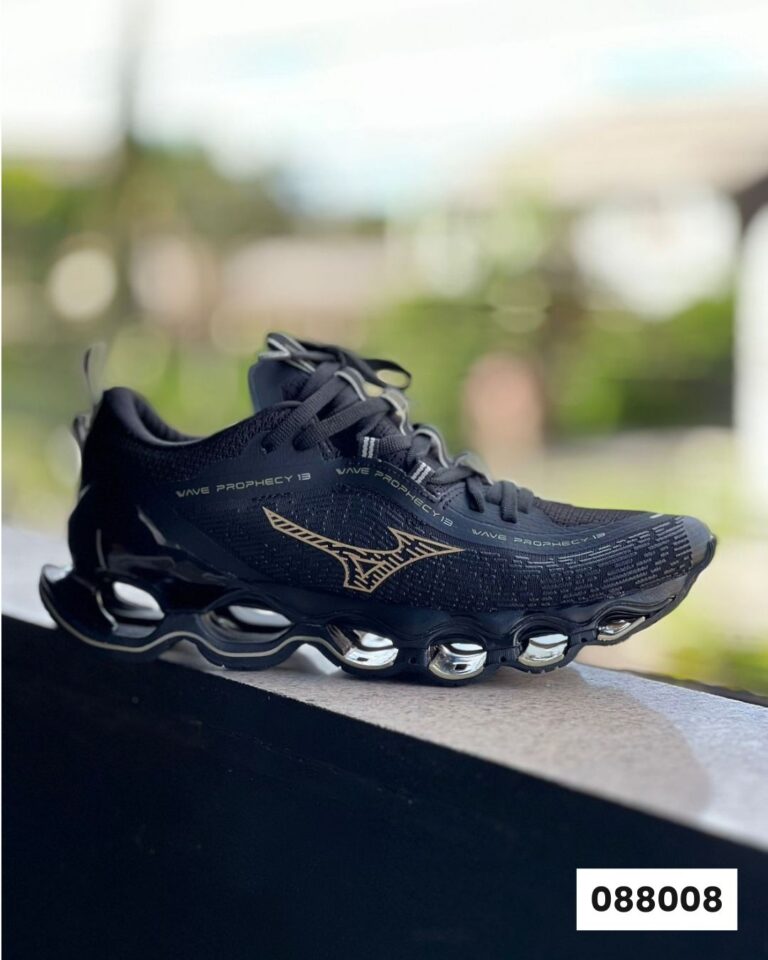 Mizuno Wave Prophecy 13 Preto e Dourado - IMPORTADO