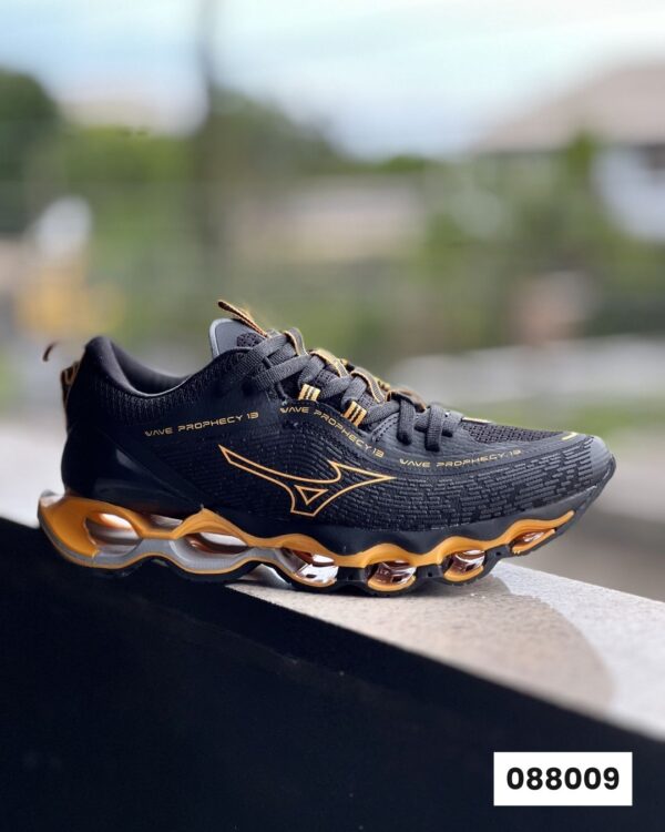 Mizuno Wave Prophecy 13 Preto e Laranja - IMPORTADO
