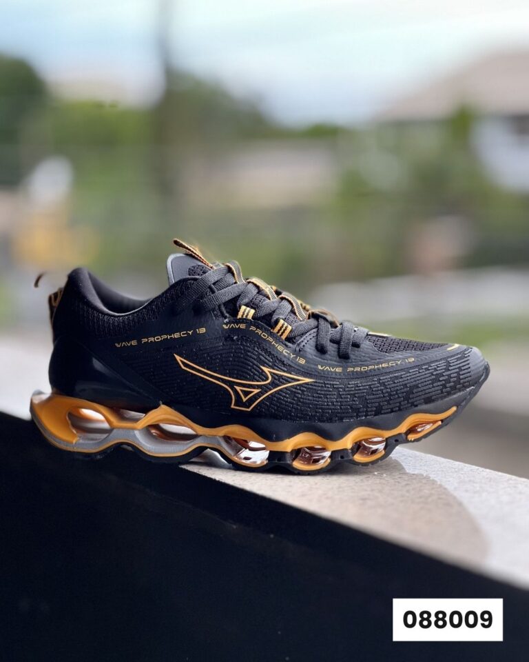 Mizuno Wave Prophecy 13 Preto e Laranja - IMPORTADO
