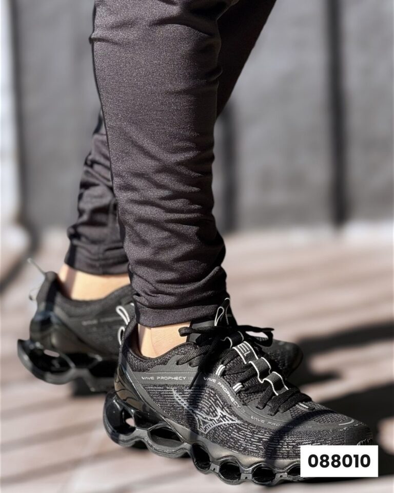 Mizuno Wave Prophecy 13 Preto e Prata - IMPORTADO