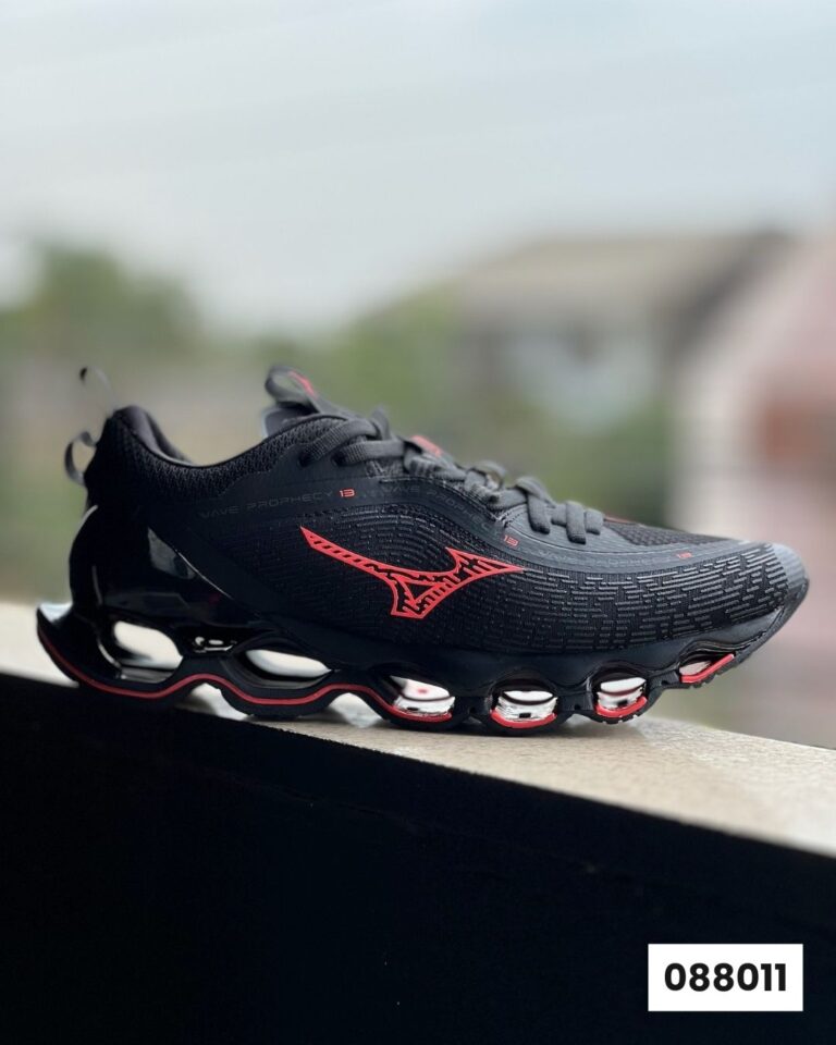 Mizuno Wave Prophecy 13 Preto e Vermelho - IMPORTADO